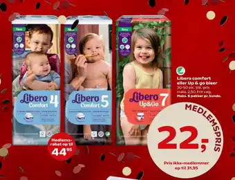 Kvickly Libero comfort eller Up & go bleer tilbud