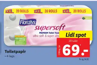 Lidl Toiletpapir tilbud