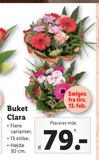 Lidl Buket Clara tilbud