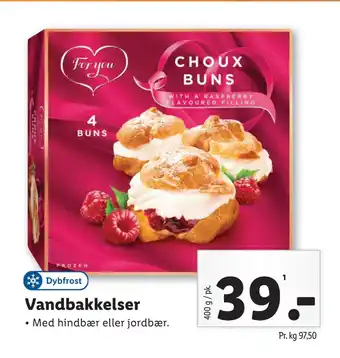Lidl Vandbakkelser tilbud
