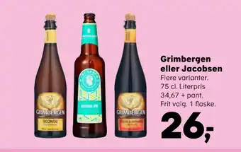 SuperBrugsen Grimbergen eller Jacobsen tilbud