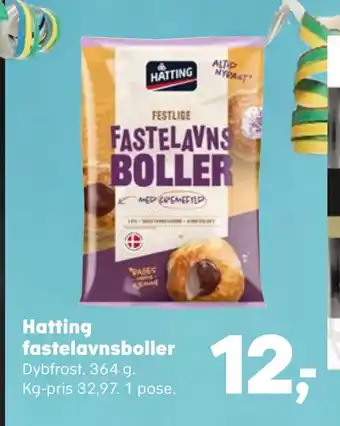 Kvickly Hatting fastelavnsboller tilbud