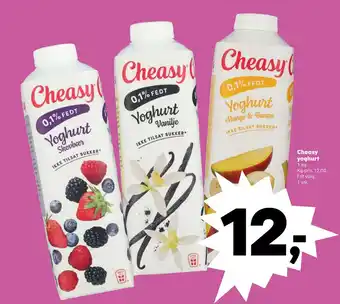 Kvickly Cheasy yoghurt tilbud