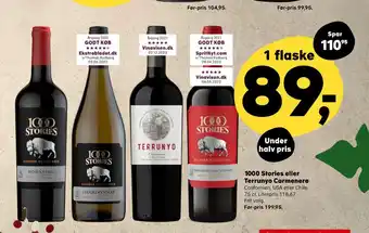 1000 Stories eller Terrunyo Carmenere