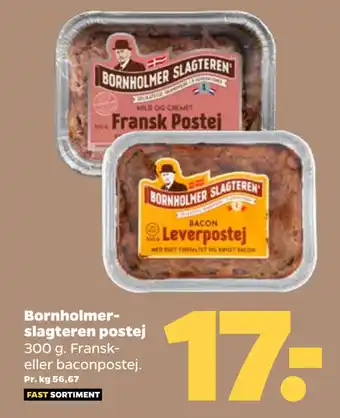 Netto Bornholmerslagteren postej tilbud