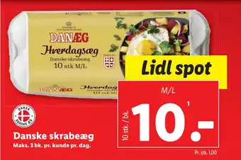 Lidl Danske skrabeæg tilbud