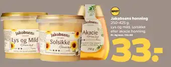 Netto Jakobsens honning tilbud