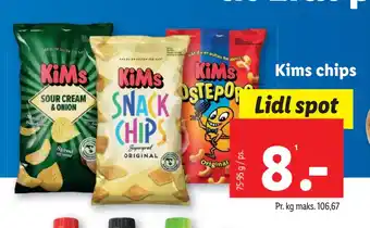 Lidl Kims chips tilbud