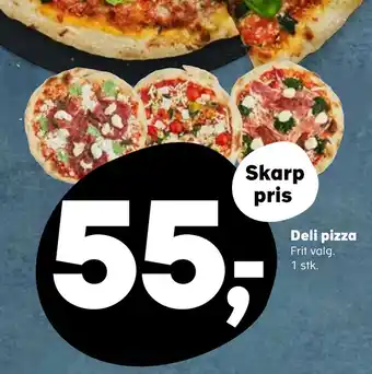 Kvickly Deli pizza tilbud