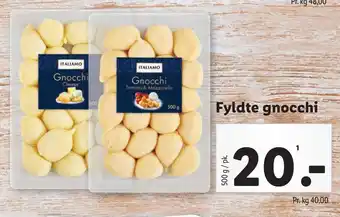 Lidl Fyldte gnocchi tilbud