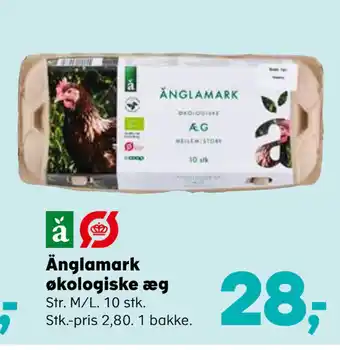 SuperBrugsen Änglamark økologiske æg tilbud