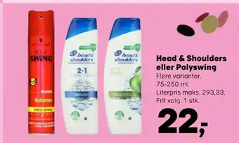 SuperBrugsen Head & Shoulders eller Polyswing tilbud
