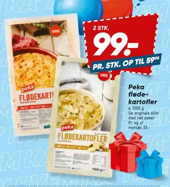 Bilka Peka flødekartofler tilbud
