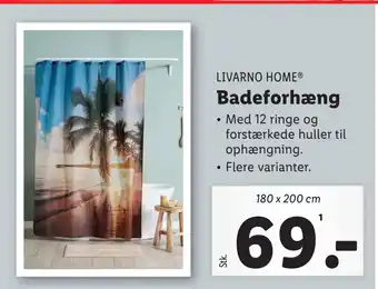 Lidl Badeforhæng tilbud