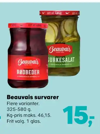 SuperBrugsen Beauvais survarer tilbud