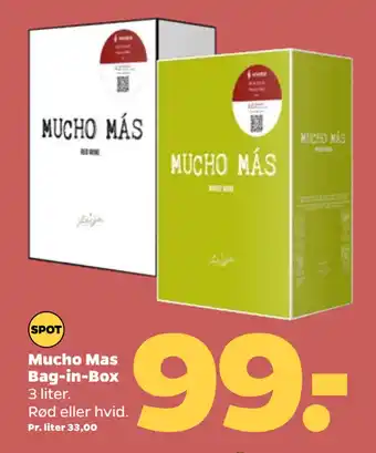 Netto Mucho Mas Bag-in-Box tilbud