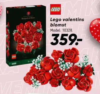 Bilka Lego valentins blomst tilbud