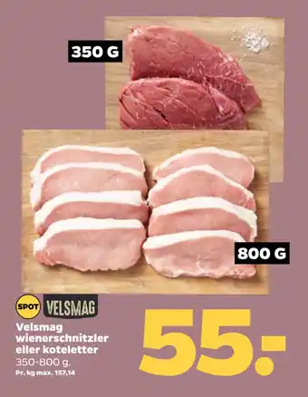 Netto Velsmag wienerschnitzler eller koteletter tilbud