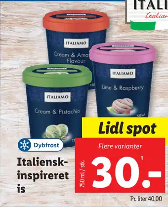 Lidl Italienskinspireret is tilbud
