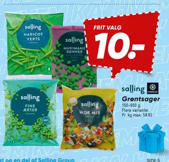 Bilka Grøntsager tilbud