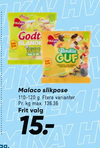 Bilka Malaco slikpose tilbud