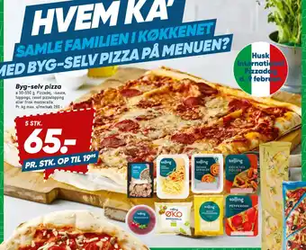 Bilka Byg-selv pizza tilbud