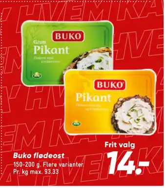 Bilka Buko flødeost tilbud