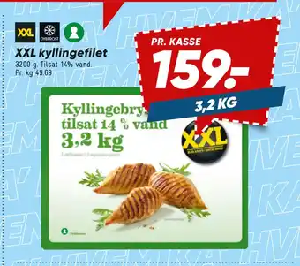 Bilka XXL kyllingefilet tilbud