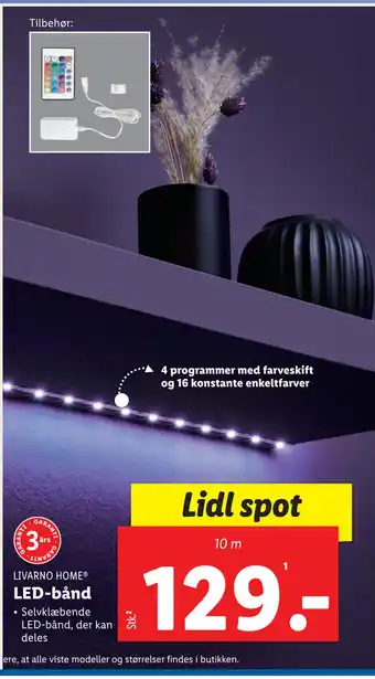Lidl LED-bånd tilbud