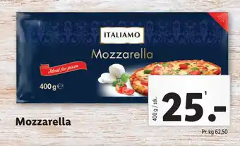 Lidl Mozzarella tilbud