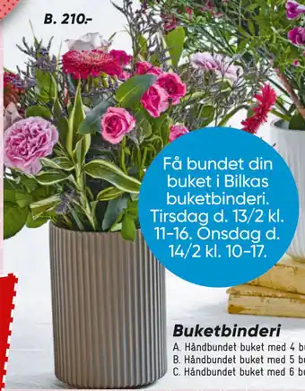 Bilka Buketbinderi tilbud