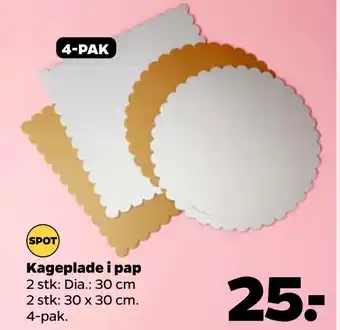 Kageplade i pap