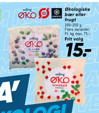 Bilka Økologiske bær eller frugt tilbud