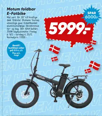 Motum foldbar E-Fatbike