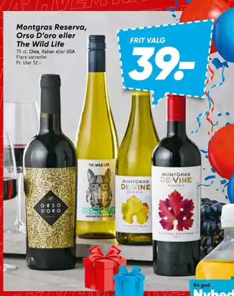 Bilka Montgras Reserva, Orso D’oro eller The Wild Life tilbud
