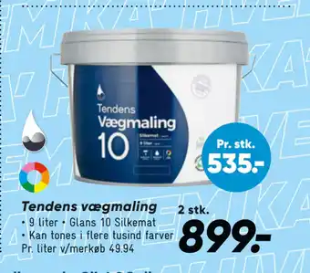 Bilka Tendens vægmaling tilbud