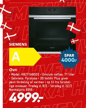 Bilka Ovn tilbud
