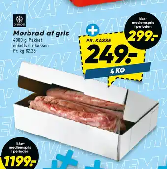 Bilka Mørbrad af gris tilbud