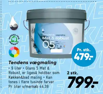 Bilka Tendens vægmaling tilbud