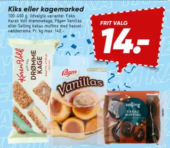 Bilka Kiks eller kagemarked tilbud