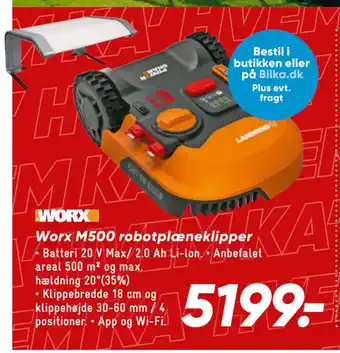 Bilka Worx M500 robotplæneklipper tilbud