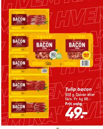 Bilka Tulip bacon tilbud