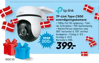 Bilka TP-Link Tapo C500 overvågningskamera tilbud