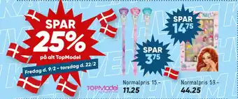 Bilka SPAR 25% på alt TopModel tilbud