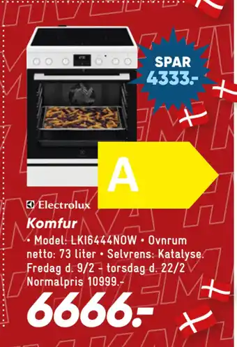 Bilka Komfur tilbud