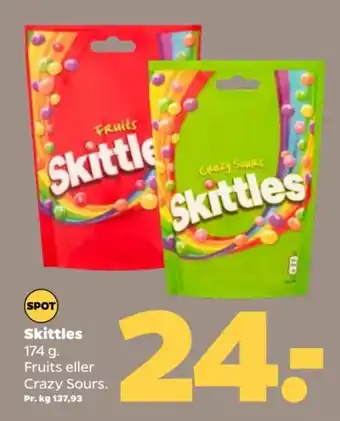 Netto Skittles tilbud