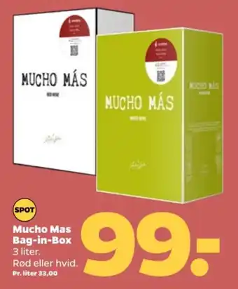 Netto Mucho Mas Bag-in-Box tilbud