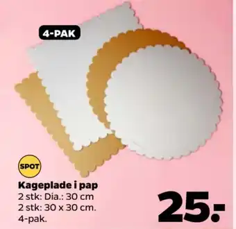 Kageplade i pap