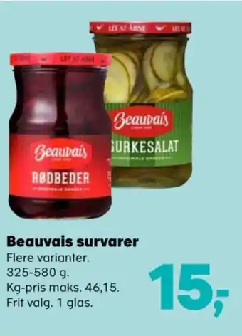 Kvickly Beauvais survarer tilbud