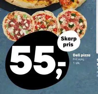 Kvickly Deli pizza tilbud